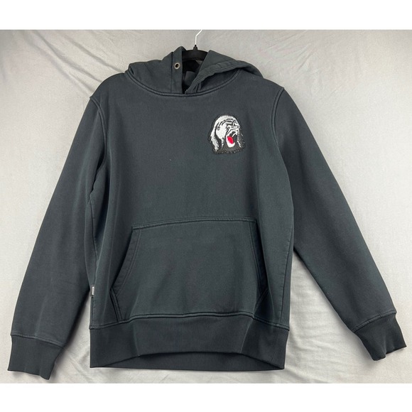 Boxraw Other - Boxraw Hoodie Mens Medium Gorilla Patch Boxing Sweatshirt Black Cotton Blend